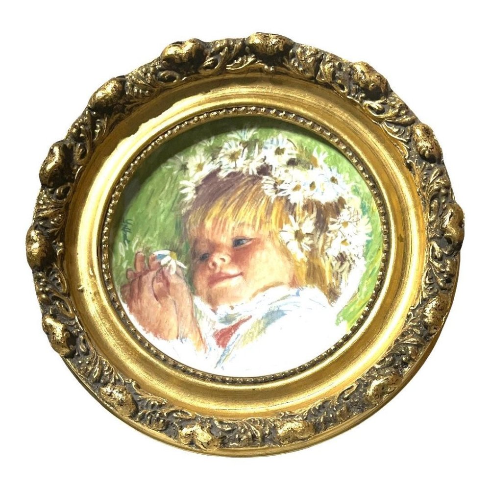 Framed Collector Plate by Frances Hook - Daisy Dreamer - Picture 3 of 12
